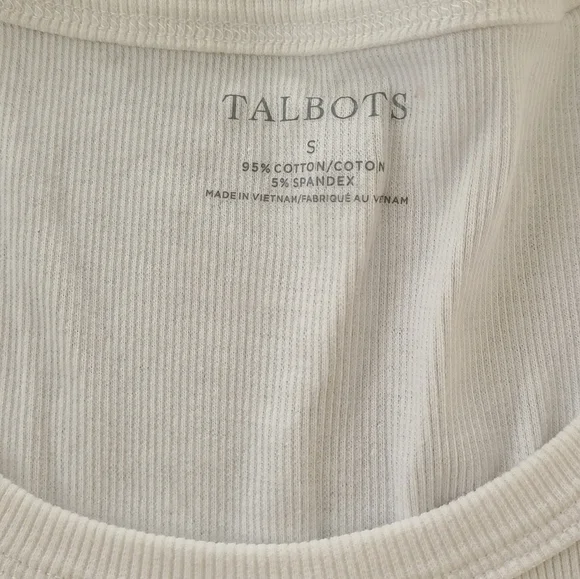 Talbots Ribbed Tee - Picture 2 of 3